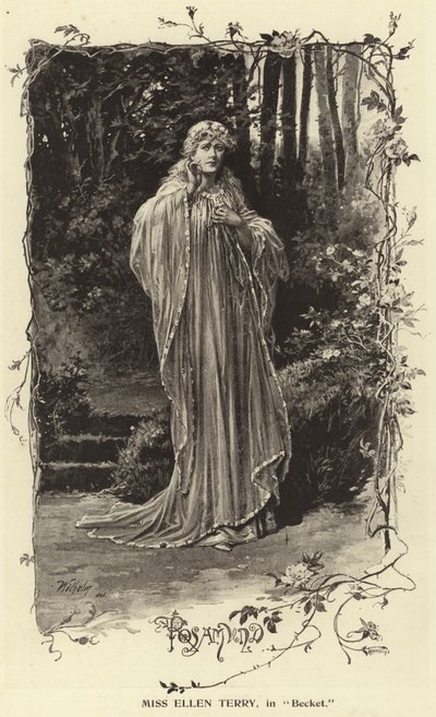 Miss Ellen Terry, in Becket da English Photographer